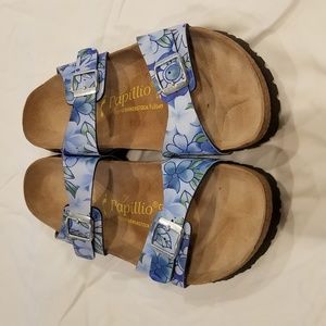 PAPILLIO BIRKENSTOCK SLIDES SIZE  41 10 - LIKE NEW